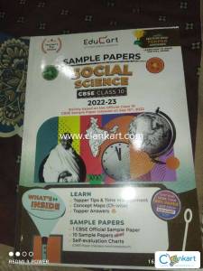 Educart cbse class 10 sst sample paper very good condition 2022-2023