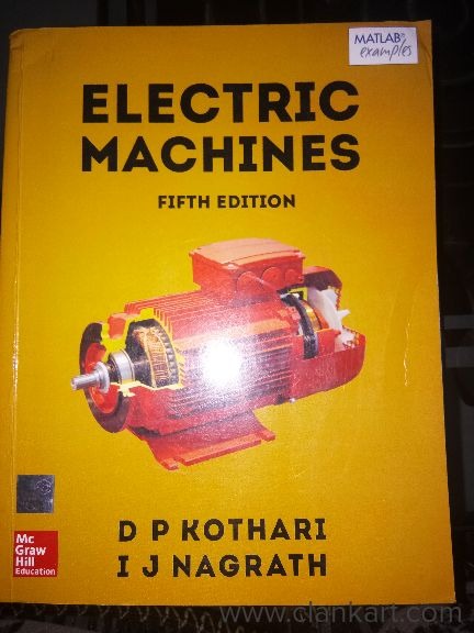 Electric machines by dp kothari
