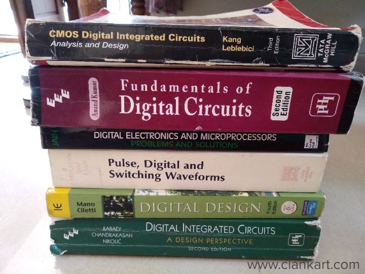 Electronics and VLSI Textbooks In Good condition