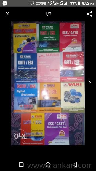 Electronics and communication Engineering gate materials of all subje