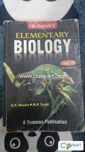 Elementary Biology by Trueman's for class 12