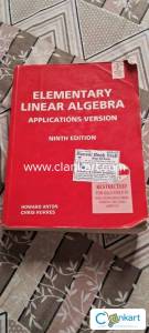 Elementary linear algebra application version