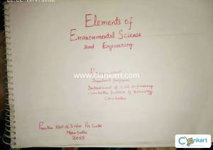 Elements of Environmental Science and Engineering
