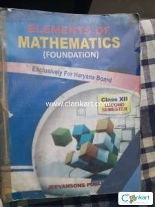 Elements of Mathematics Class 12th (Second Volume)