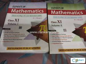 Elements of Mathematics Vol - 1 and 2 class 11