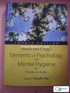 Elements of Psychology and Mental Hygiene for Nurses in India