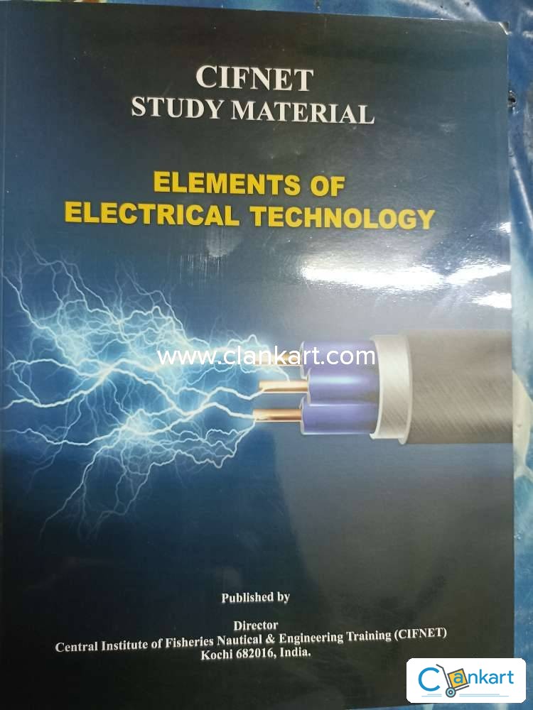 Buy #39 Elements Of Electrical Technology CIFNET COCHIN #39 Book In Buy #39 Elements Of Electrical Technology CIFNET COCHIN #39 Book In