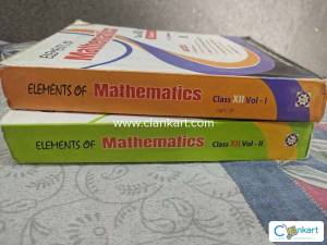 Elements of mathematics class 12 -Vol 1&2 combo