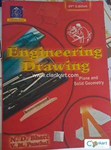 Engineering Drawing (Plane and Solid Geometry) by N.D Bhatt