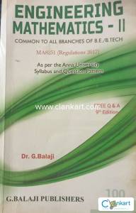 Engineering Mathematics-II with free Question and Answer Edition