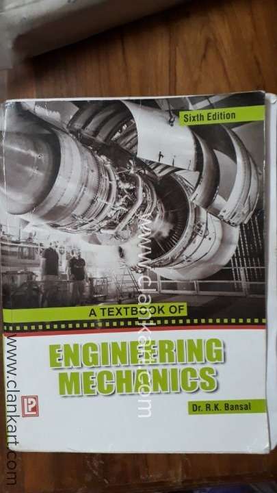 Engineering Mechanics by Dr RK Bansal
