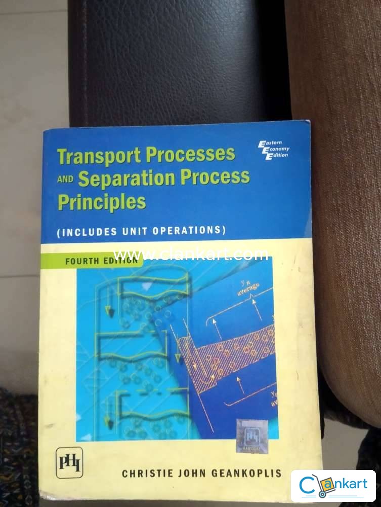 Transport Processes & Separation Process Transport Separation