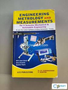 Engineering metrology and measurements for BE mechanical engineering
