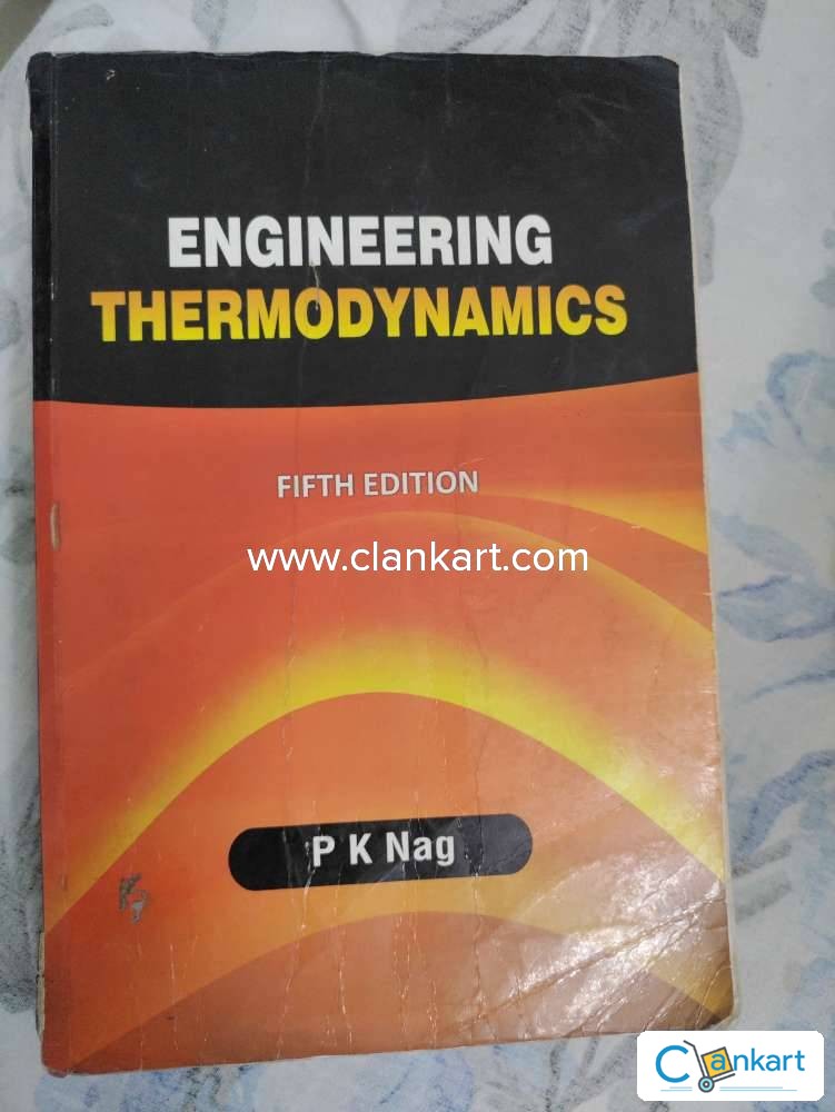 Buy Engineering Thermodynamics Book In Good Condition At Clankart