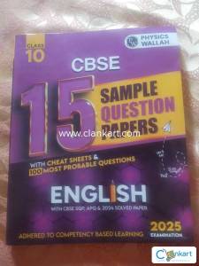 English 15 sample question papers , class 10 CBSE