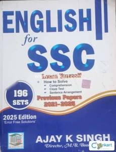 English For SSC PYQ'S