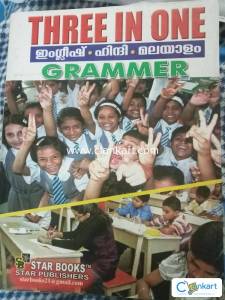 English Hindi malayalam grammer book