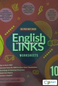 English Links Worksheets for class 10