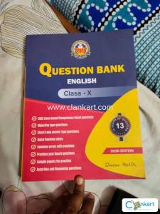 English Question bank book for class 10