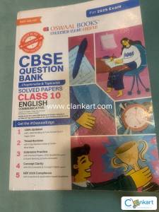 English (communicative) class 10 cbse question bank 2024-2025 oswaal