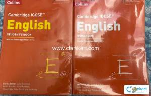 Cambridge igcseEnglish course book with work book for igcsc class 9-10