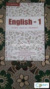 English for 3 year degree course semester 1and 3