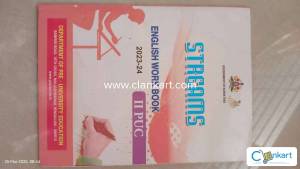 English work book for class 12