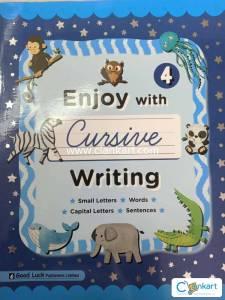 Enjoy with cursive writing 4