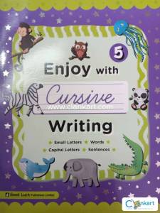 Enjoy with cursive writing 5