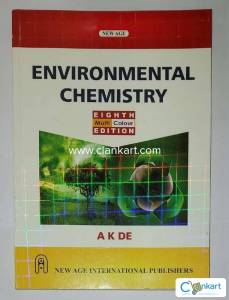 Environmental Chemistry 8th Ed Book By A K DE