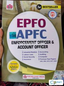 Epfo apfc EO AO exam guide