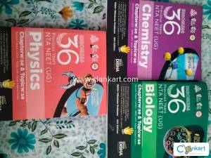 Errorless 36 years NEET PHYSICS CHEMISTRY BIOLOGY COMBO