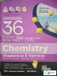 Errorless 36 years previous NTA neet UG chemistry