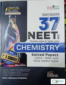 Errorless 37 years NEET UG CHEMISTRY 2024-1988