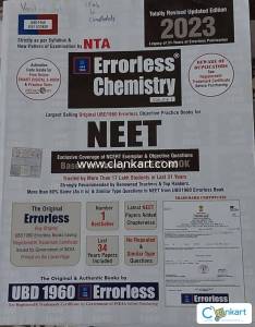 Errorless Chemistry for NEET Volume 1 and 2