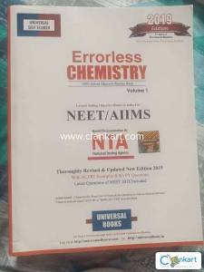 Errorless Chemistry vol I NEET AIIMS entrance