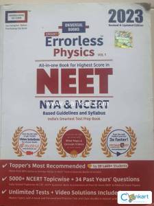 Errorless Physics Vol1 and Vol2 for Neet