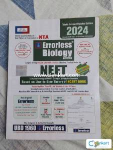 Errorless biology Best ever book for NEET PREP..