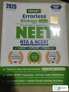 Errorless biology class 12 all in one book for highest score in NEET