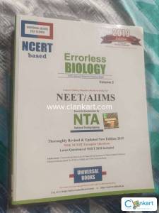 Errorless biology vol 2 neet books new unused book