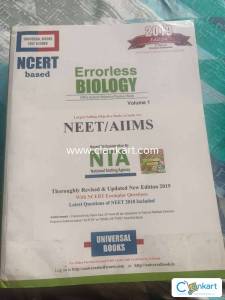Errorless biology vol I Neet books