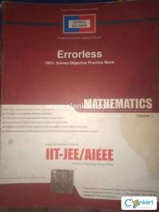 Errorless mathmatics for class 12 JEE