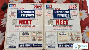 Errorless physics ( vol 1 and 2 ) 2022 for NEET