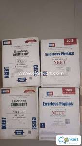Errorless physics and chemistry objective books for NEET and JEE .