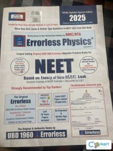 Errorless physics neet