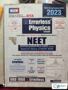 Errorsless physics for neet class 11 and 12th solved