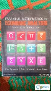 Essential Mathematics for Economic Analysis  Author(s) Knut Sydster