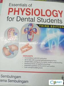 Essential of physiology for dental students sembulingum