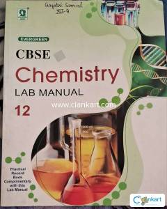 Evergreen CBSE Chemistry Lab Mannual 12