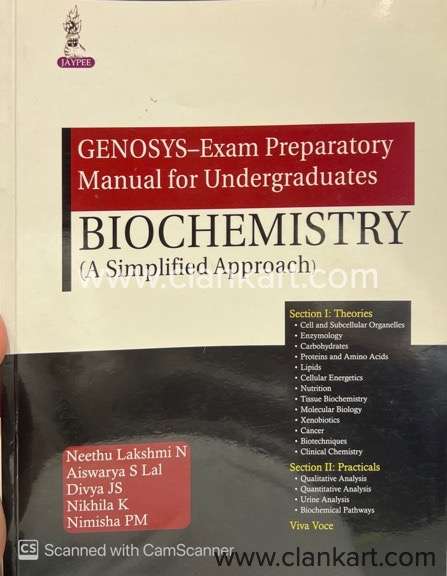 Exam Preparatory Manual for Undergraduates Biochemistry